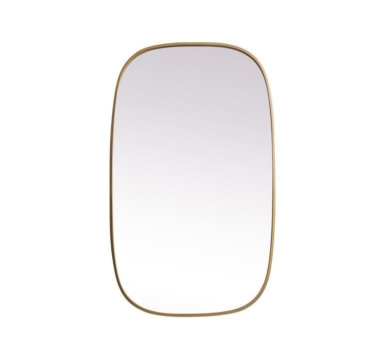 Elegant Lighting MR2B2440BRS Mirror, Brass