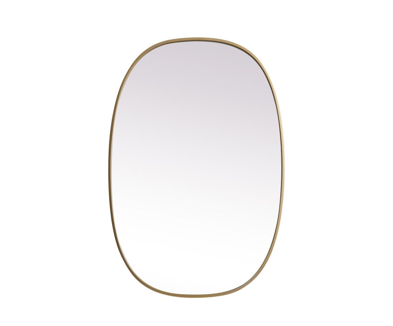Elegant Lighting MR2B2740BRS Mirror, Brass