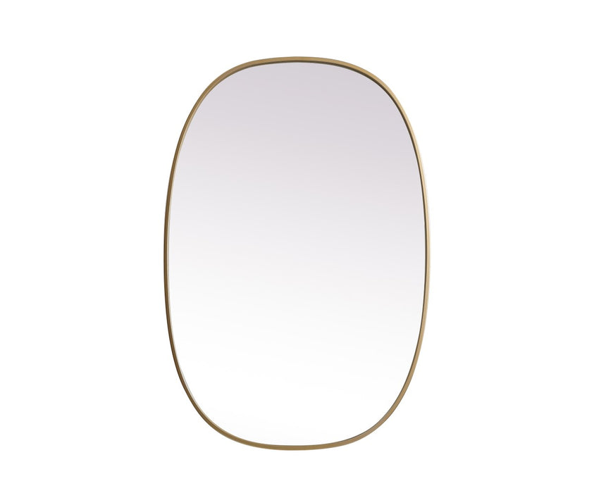 Elegant Lighting MR2B2740BRS Mirror, Brass
