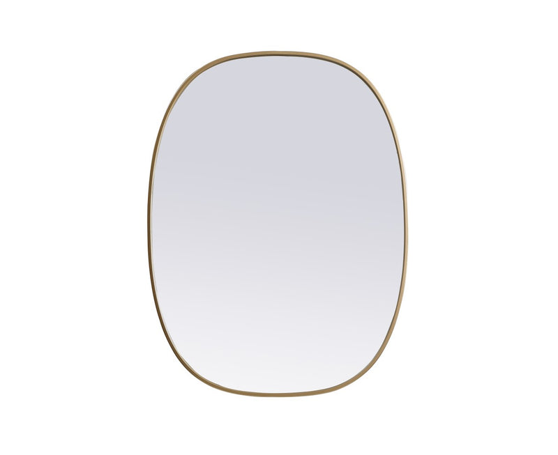 Elegant Lighting MR2B3040BRS Mirror, Brass