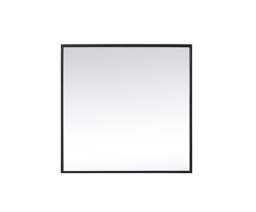 Elegant Lighting MR42424BK Mirror, Black