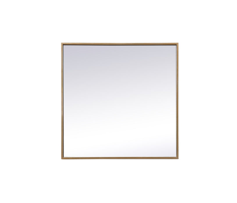 Elegant Lighting MR42424BR Mirror, Brass