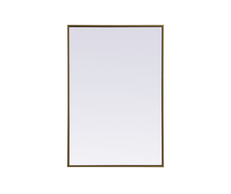 Elegant Lighting MR42436BR Mirror, Brass