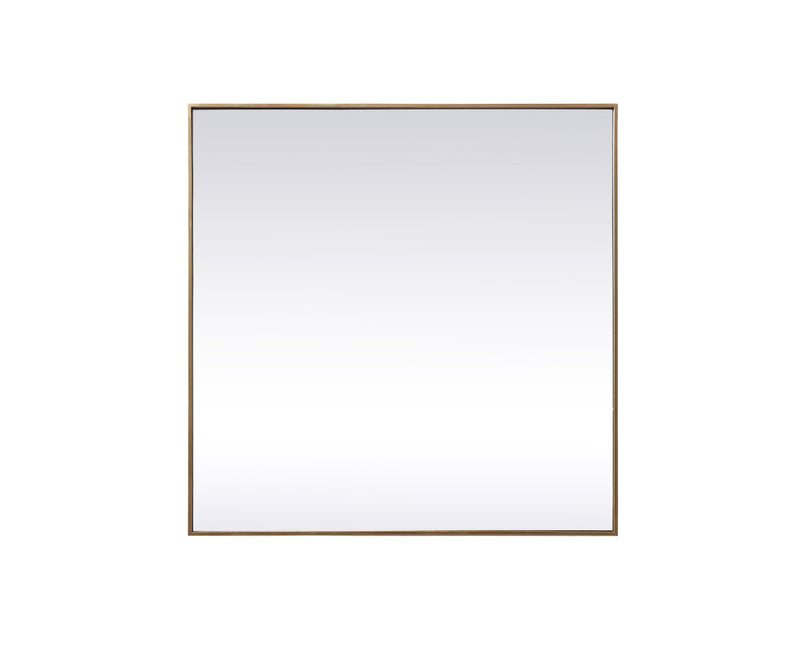 Elegant Lighting MR44242BR Mirror, Brass