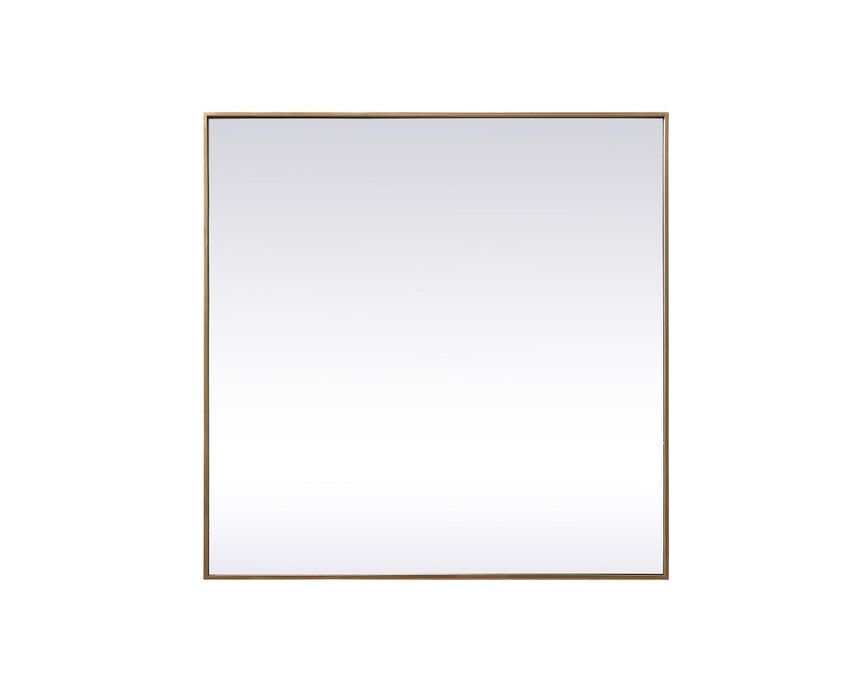 Elegant Lighting MR44242BR Mirror, Brass