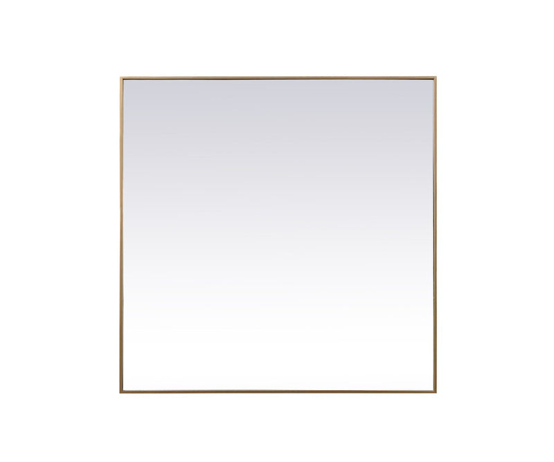 Elegant Lighting MR44848BR Mirror, Brass