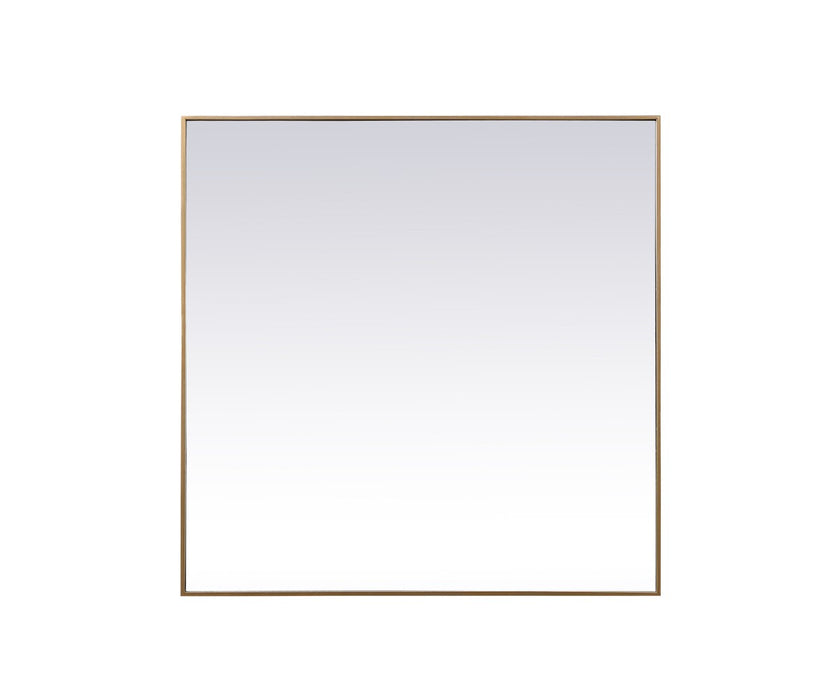 Elegant Lighting MR44848BR Mirror, Brass
