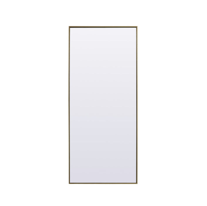 Elegant Lighting MR4FL3072BR Mirror, Brass