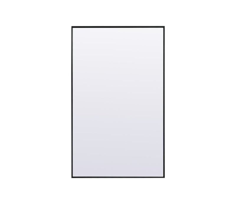 Elegant Lighting MR4FL3660BK Mirror, Black