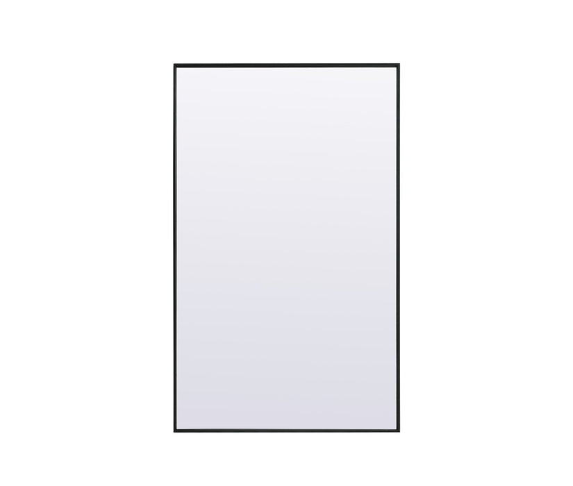 Elegant Lighting MR4FL3660BK Mirror, Black