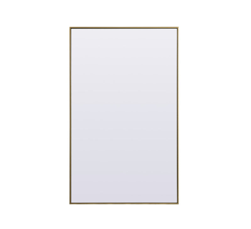 Elegant Lighting MR4FL3660BR Mirror, Brass