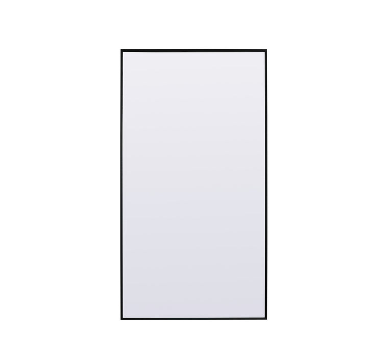 Elegant Lighting MR4FL3672BK Mirror, Black