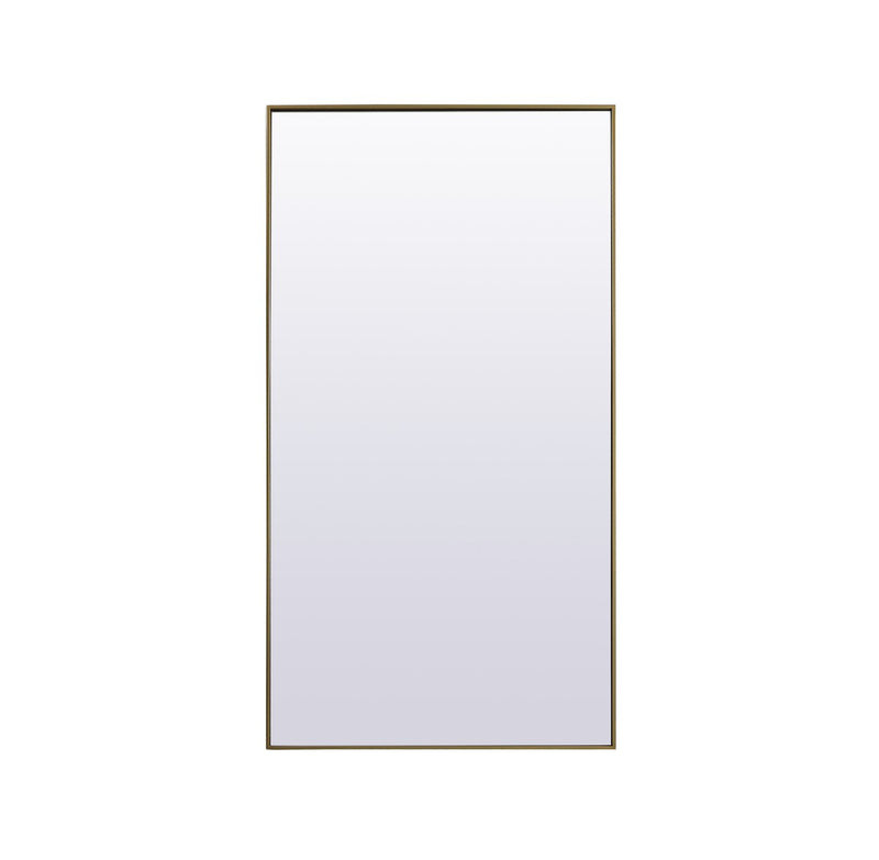 Elegant Lighting MR4FL3672BR Mirror, Brass