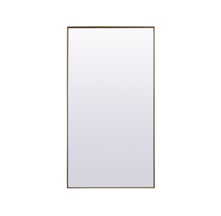 Elegant Lighting MR4FL3672BR Mirror, Brass