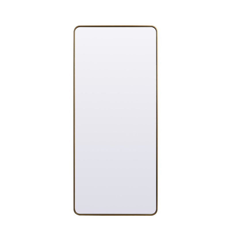 Elegant Lighting MR80FL3272BR Mirror, Brass