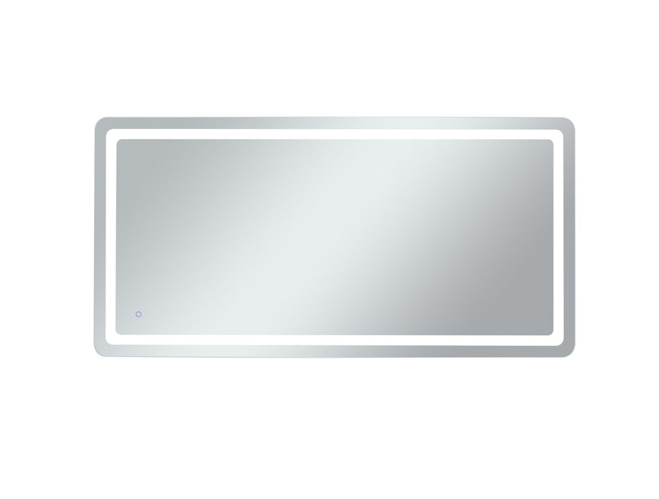 Elegant Lighting MRE33672 LED Mirror, Glossy White