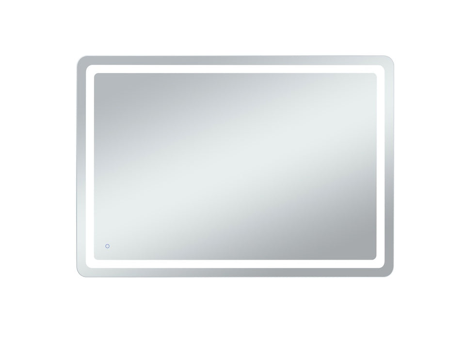 Elegant Lighting MRE34260 LED Mirror, Glossy White