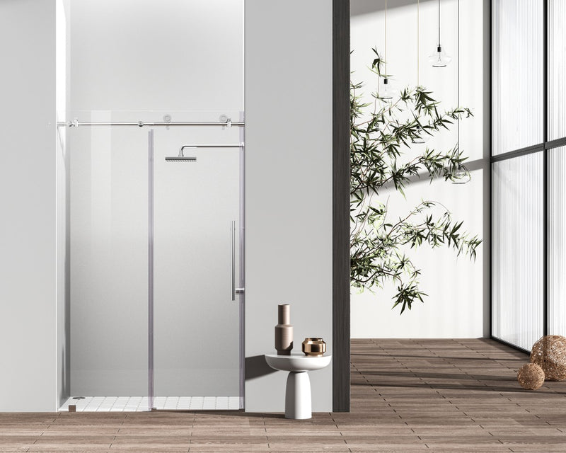Elegant Lighting SD101-4876PCH Shower Door, Clear