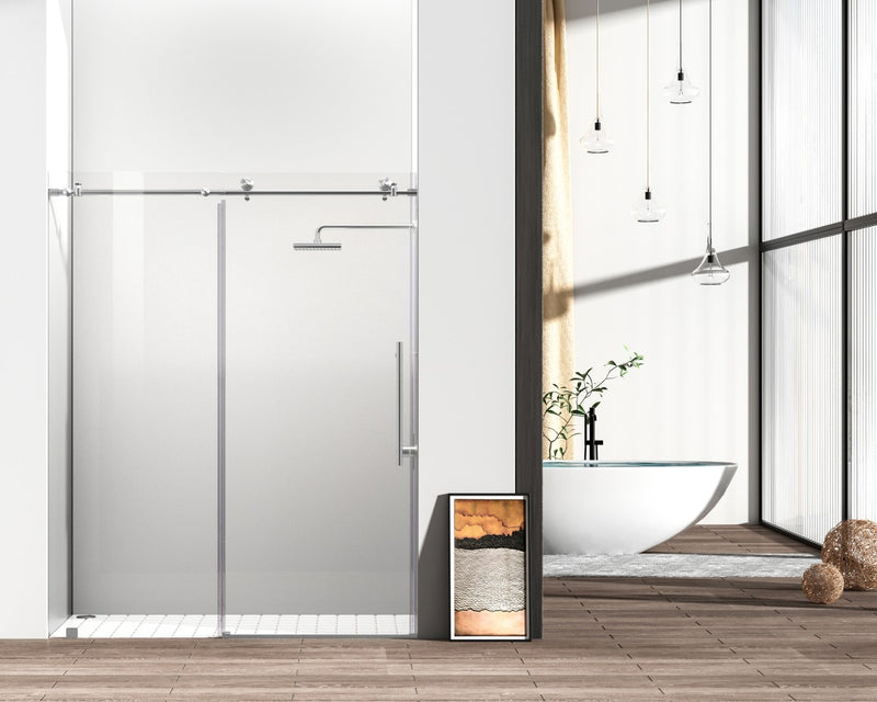 Elegant Lighting SD101-6076BNK Shower Door, Clear