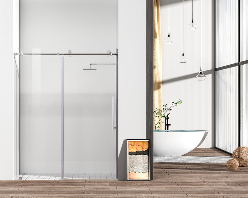 Elegant Lighting SD101-6076PCH Shower Door, Clear