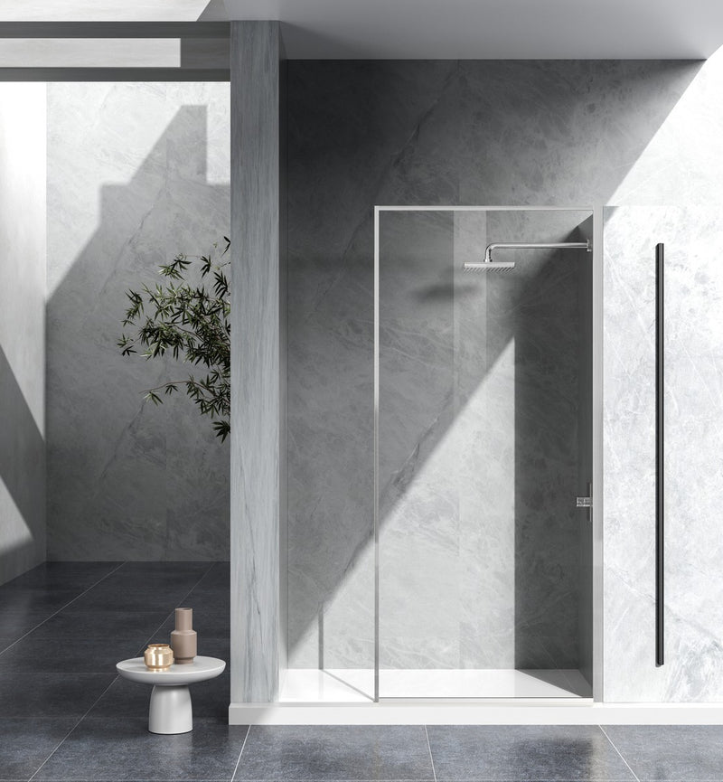 Elegant Lighting SD188-3576BNK Shower Door, Clear