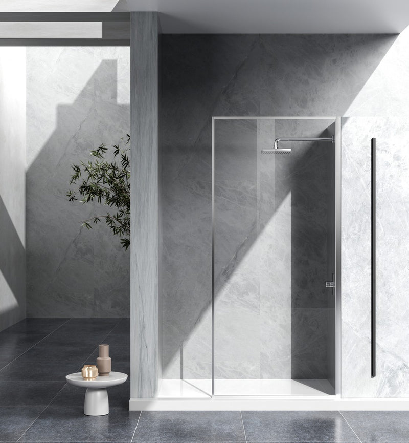 Elegant Lighting SD188-3576PCH Shower Door, Clear