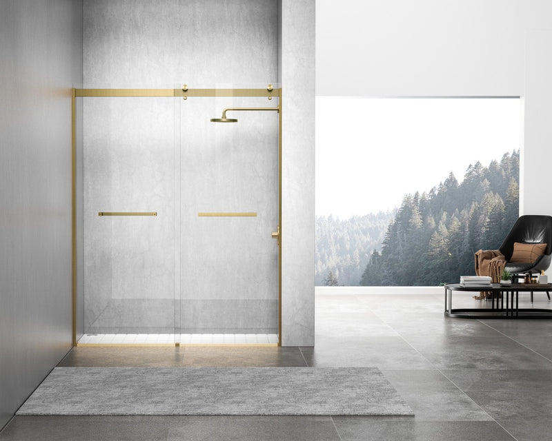 Elegant Lighting SD202-6076BGD Shower Door, Clear