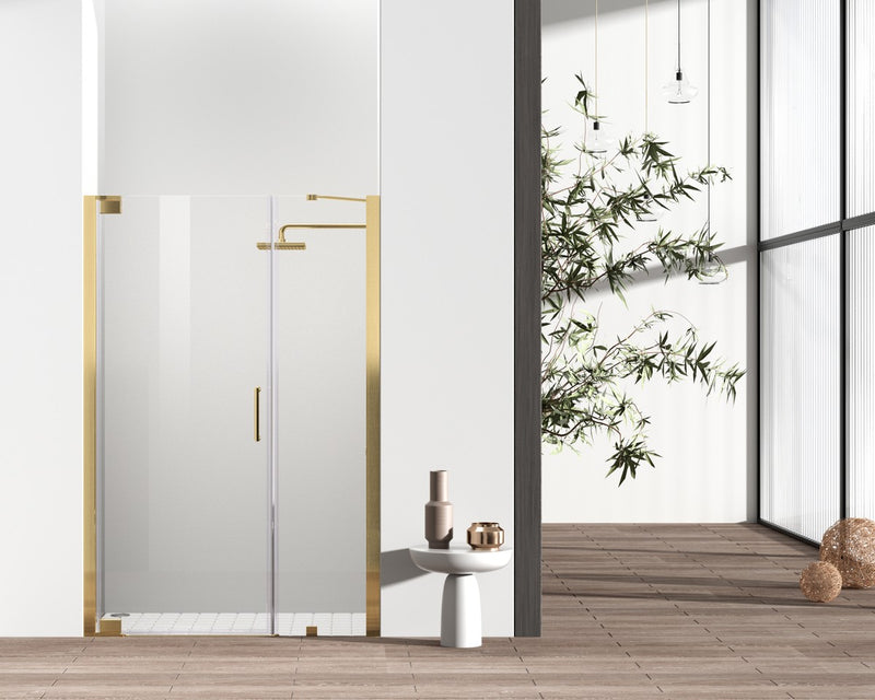 Elegant Lighting SD404-4872BGD Shower Door, Clear