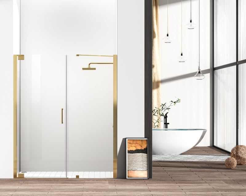 Elegant Lighting SD404-6072BGD Shower Door, Clear