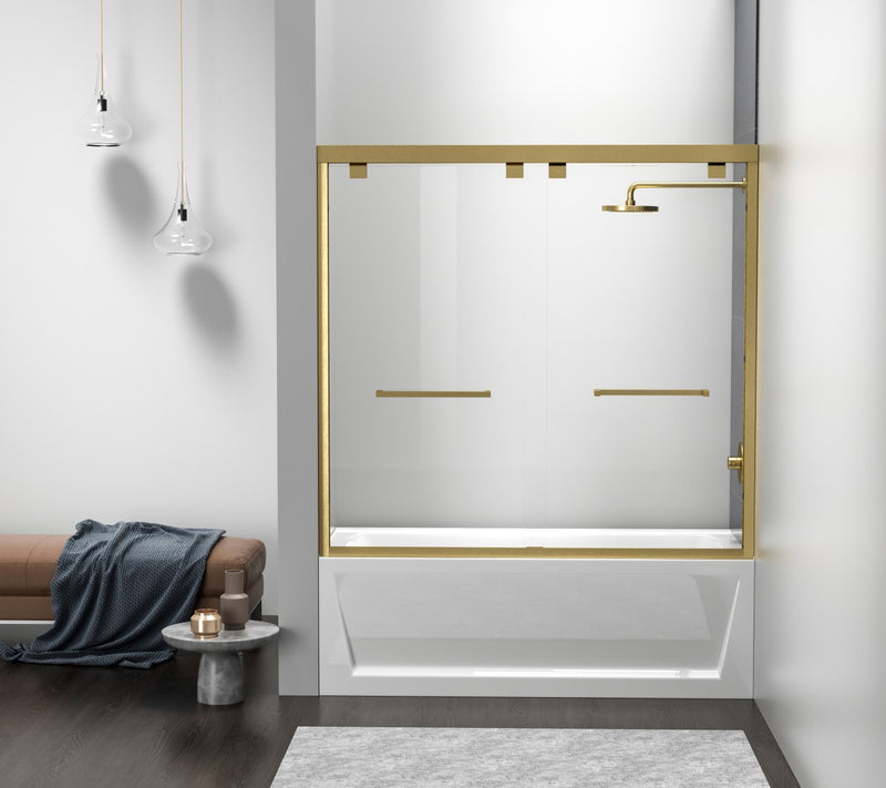 Elegant Lighting TD333-6060BGD Tub Door, Clear