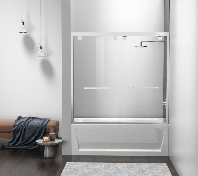 Elegant Lighting TD333-6060PCH Tub Door, Clear