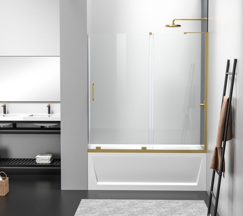 Elegant Lighting TD444-6060BGD Tub Door, Clear