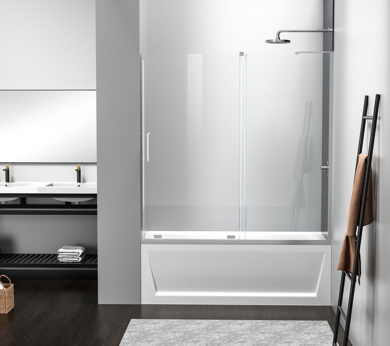 Elegant Lighting TD444-6060PCH Tub Door, Clear