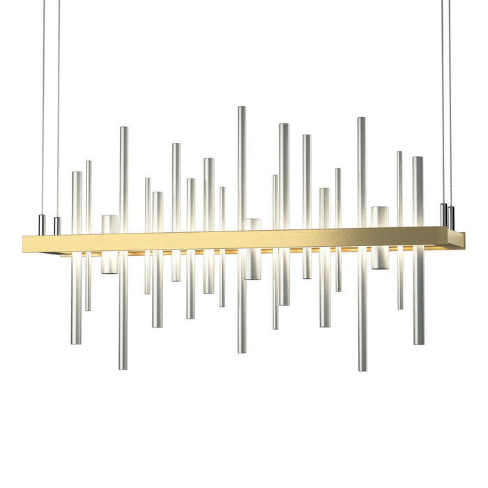 Hubbardton Forge 139725-LED-STND-86-82 LED Pendant, Modern Brass