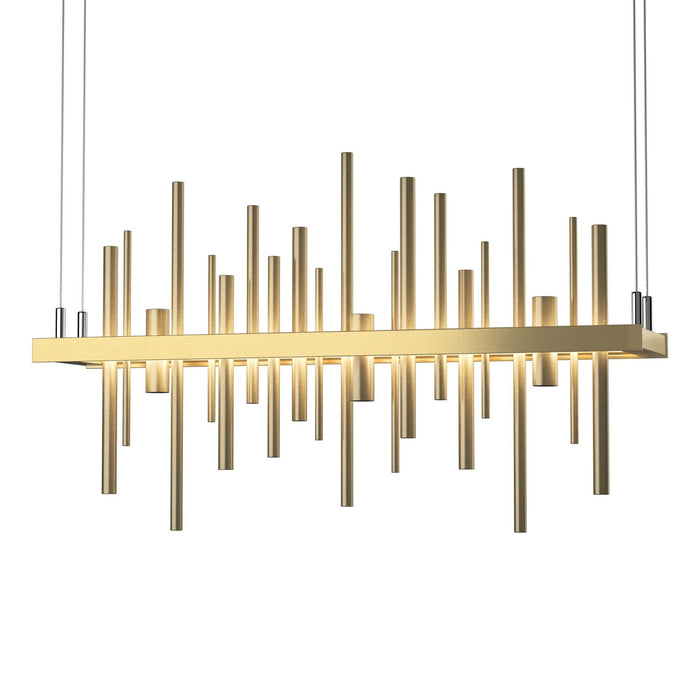 Hubbardton Forge 139725-LED-STND-86-84 LED Pendant, Modern Brass