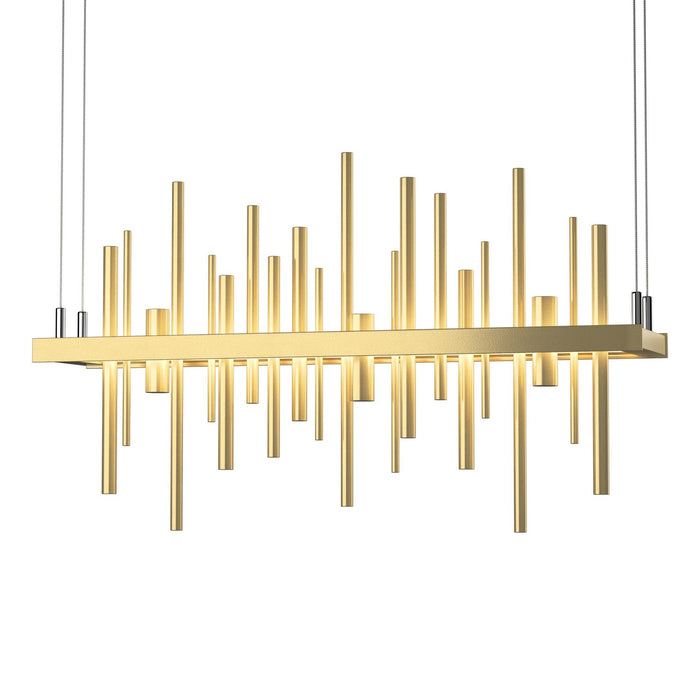Hubbardton Forge 139725-LED-STND-86-86 LED Pendant, Modern Brass