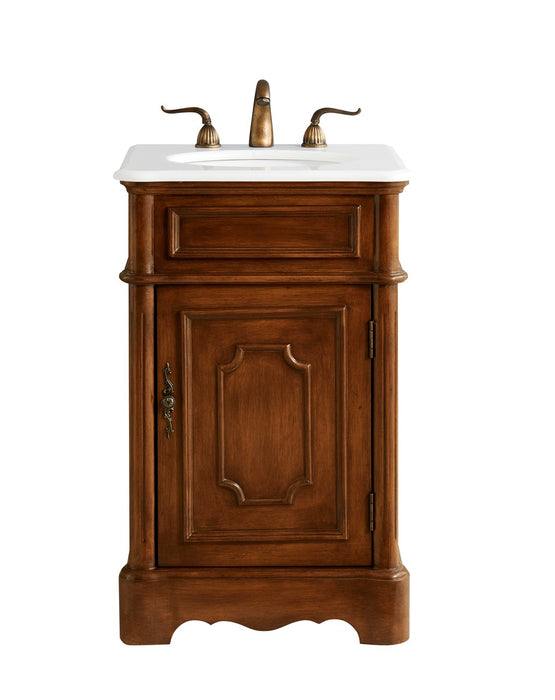 Elegant Lighting VF30421TK-VW Single Bathroom Vanity, Teak