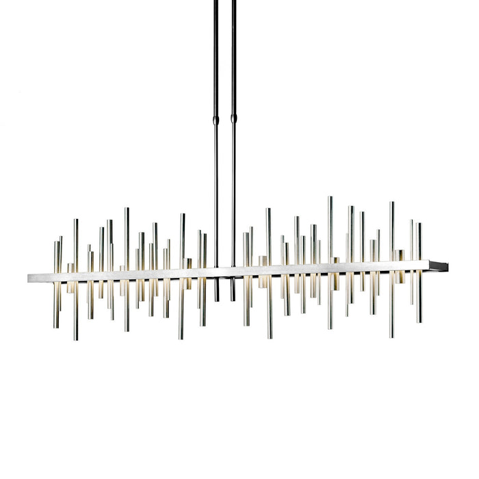 Hubbardton Forge 139726-LED-LONG-85-85 LED Pendant, Sterling