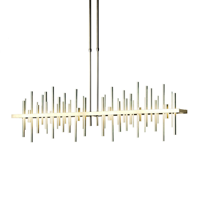 Hubbardton Forge 139726-LED-SHRT-86-86 LED Pendant, Modern Brass