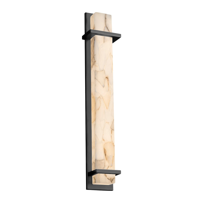 Justice Designs ALR-7616W-MBLK LED Outdoor Wall Sconce, Matte Black