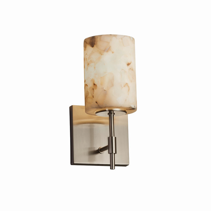 Justice Designs ALR-8411-10-NCKL One Light Wall Sconce, Brushed Nickel