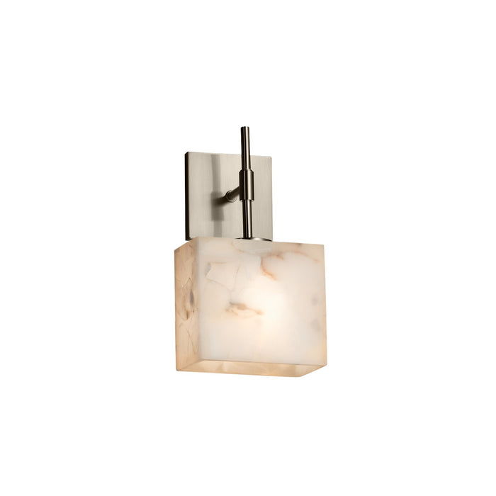 Justice Designs ALR-8417-55-NCKL-LED1-700 LED Wall Sconce, Brushed Nickel