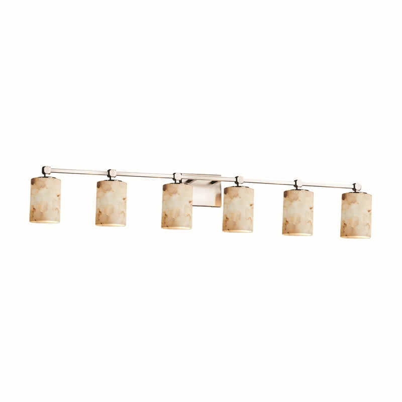 Justice Designs ALR-8426-10-NCKL-LED6-4200 LED Bath Bar, Brushed Nickel