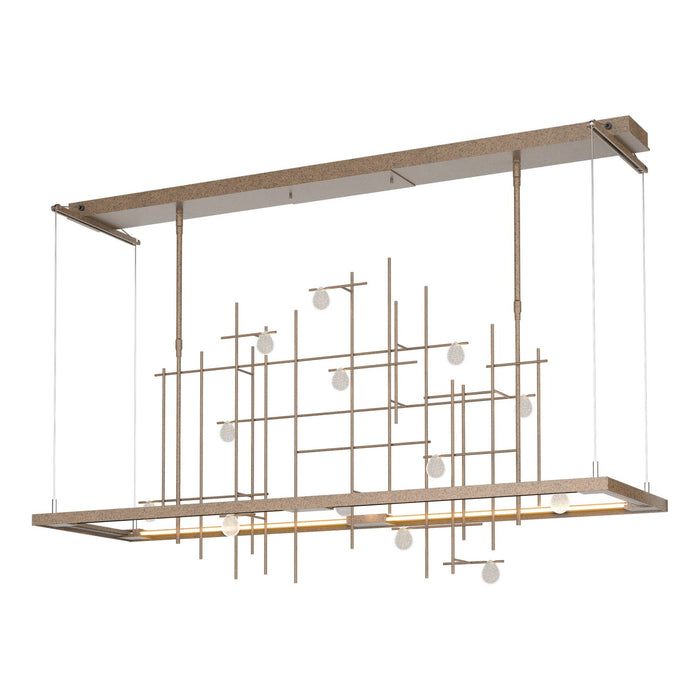 Hubbardton Forge 139752-LED-STND-05-YG0500 LED Pendant, Bronze