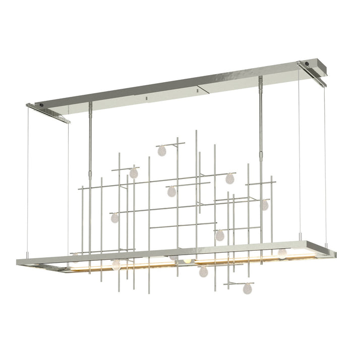 Hubbardton Forge 139752-LED-STND-85-YG0500 LED Pendant, Sterling