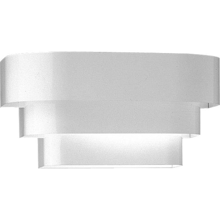 Progress Lighting P7103-30 One Light Wall Sconce, White