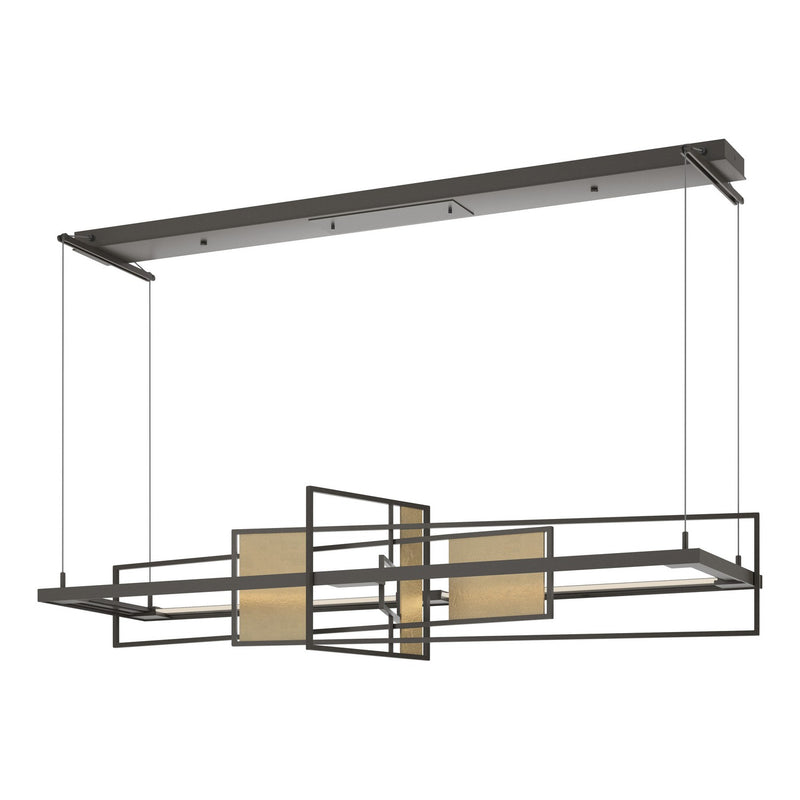 Hubbardton Forge 139754-LED-STND-07-84 LED Pendant, Dark Smoke