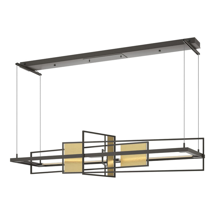 Hubbardton Forge 139754-LED-STND-07-86 LED Pendant, Dark Smoke