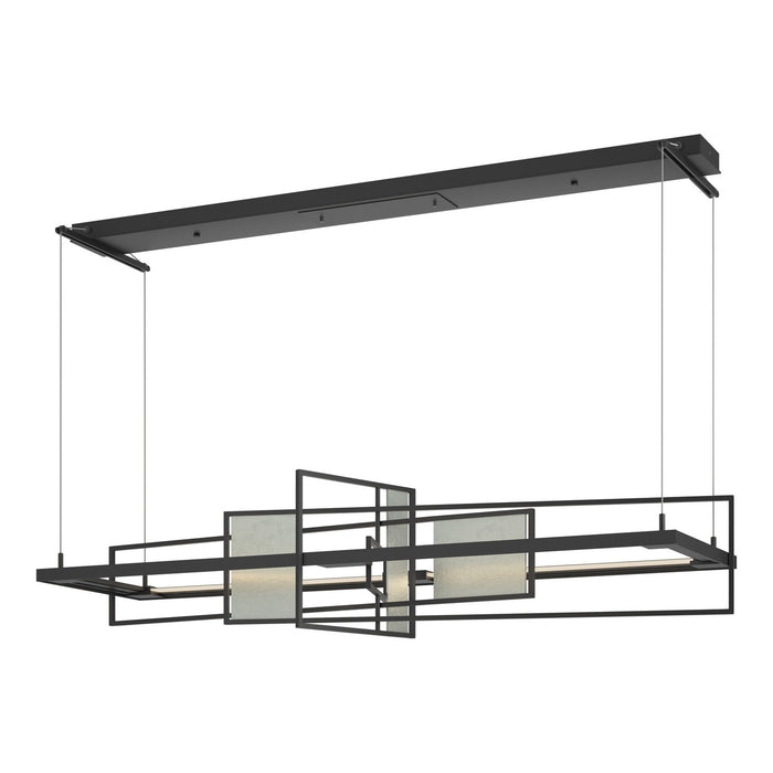 Hubbardton Forge 139754-LED-STND-10-82 LED Pendant, Black