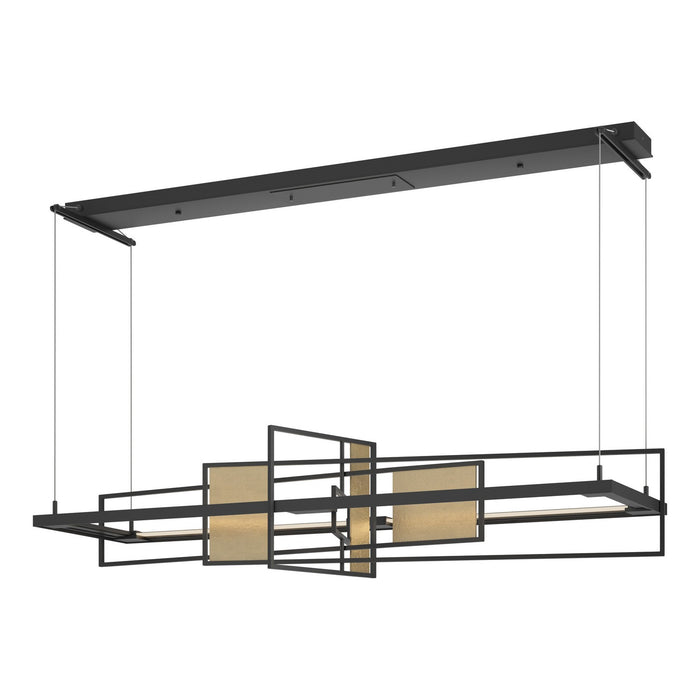 Hubbardton Forge 139754-LED-STND-10-84 LED Pendant, Black